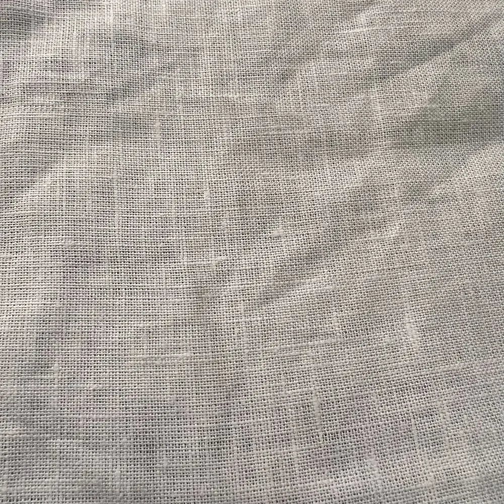 Duvet Cover Tan Gray Brown Linen Button Modern